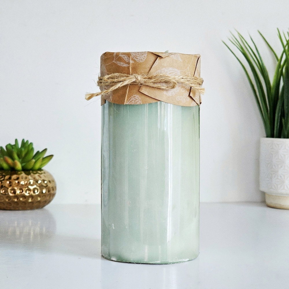 Chesapeake Bay Round Pillar Candle Sea Salt Air Fragrance Free Single Wick 3"x6"